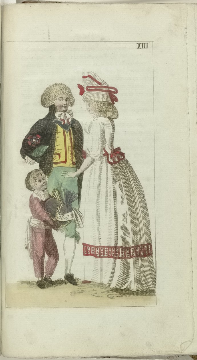 Cabinet of Fashion and Taste 1791, pl. XIII av Anonymous