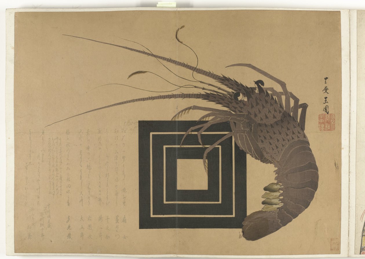Hummer Album Shijo-surimono fra perioden 1840-1900 (serietittel) av Anonymous