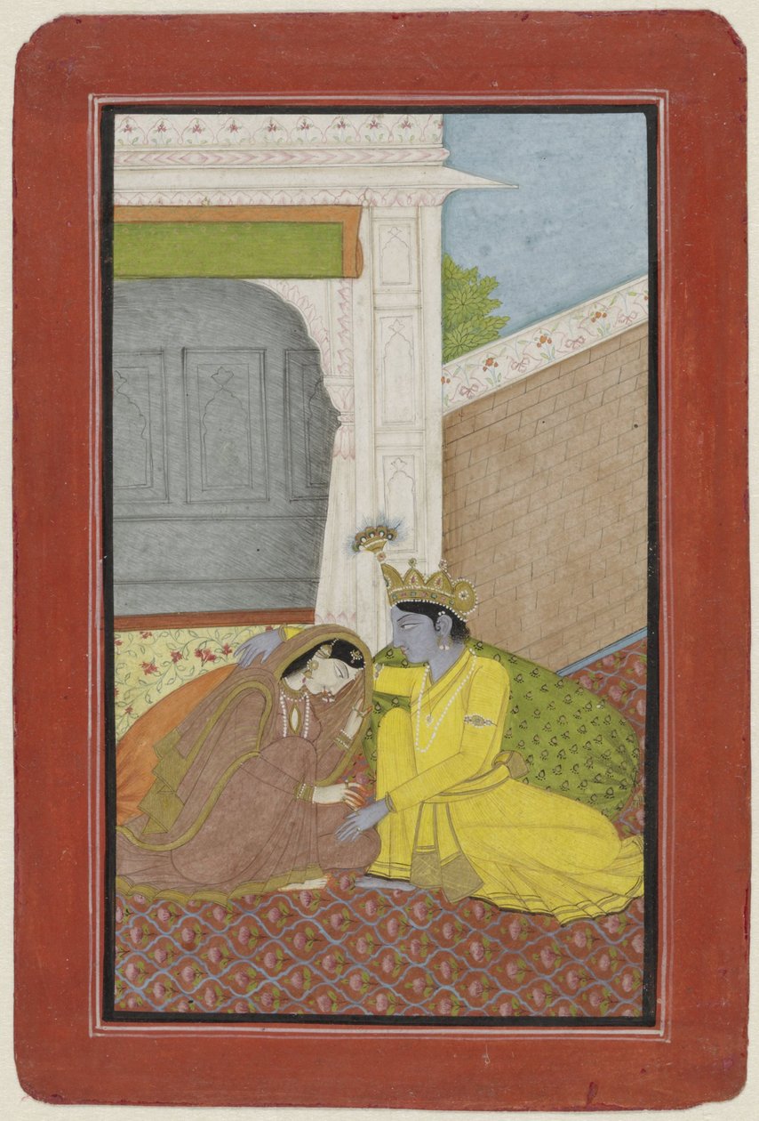 Krishna og Radha av Anonymous