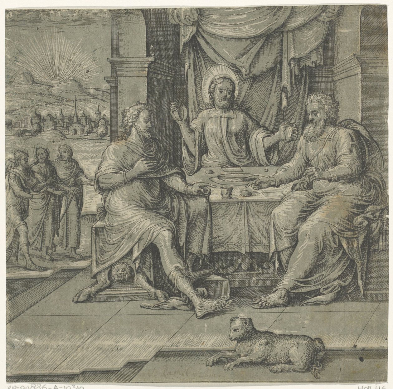 Måltid på Emmaus Meals of Christ (serietittel) av Anonymous