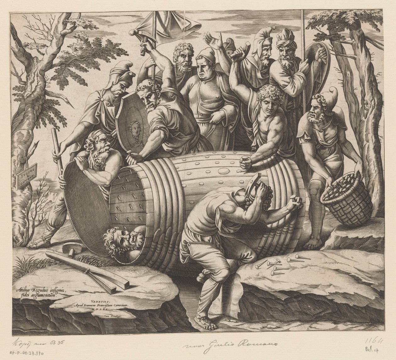 Marteldood av Marcus Atilius Regulus av Anonymous