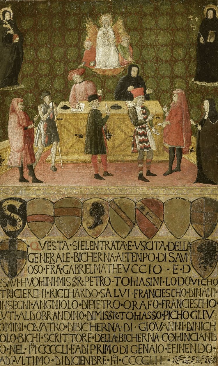 Kontoret til Skatteetaten (Biccherna) i Siena av Anonymous