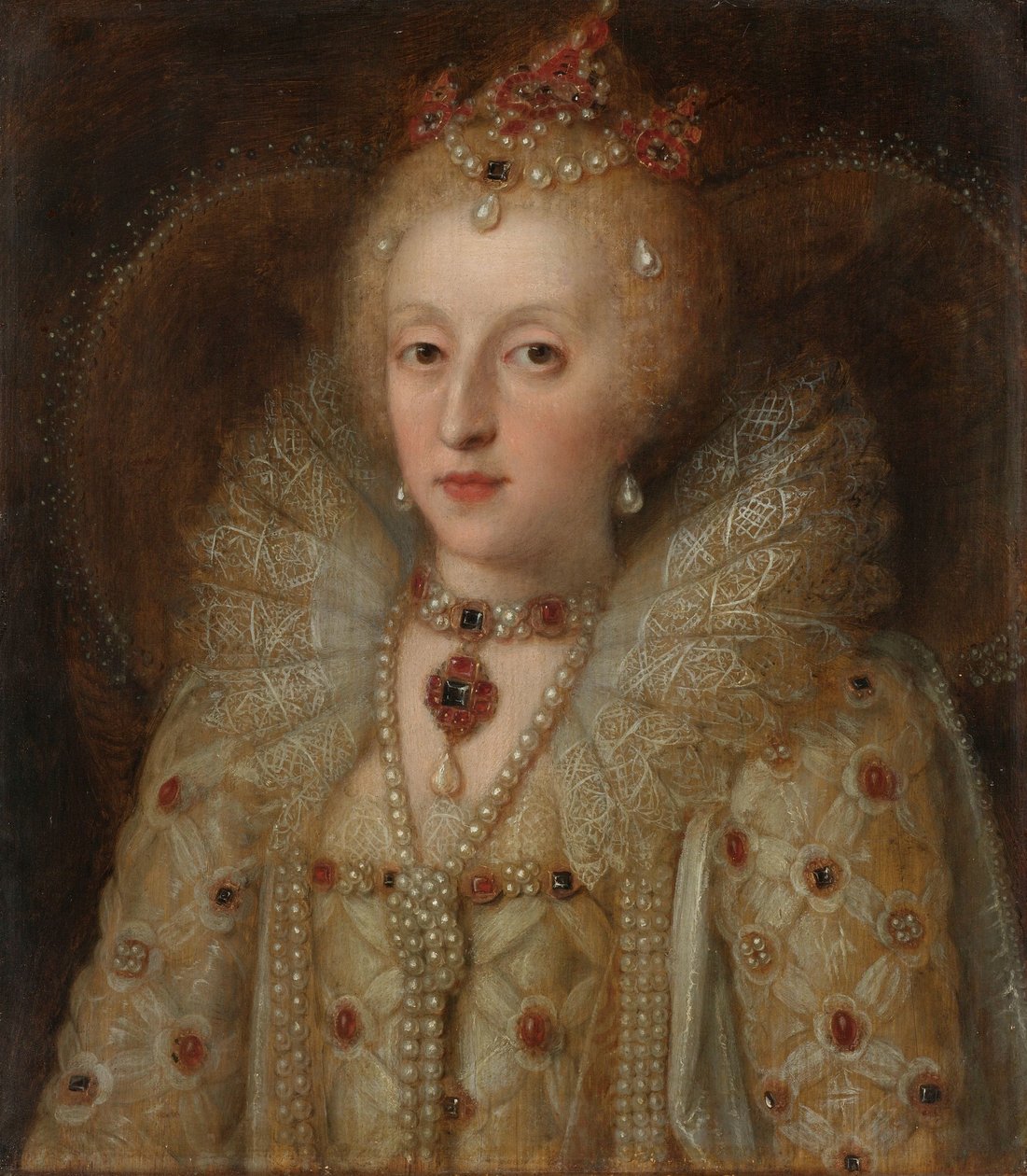Portrett av Elizabeth I, dronning av England av Anonymous