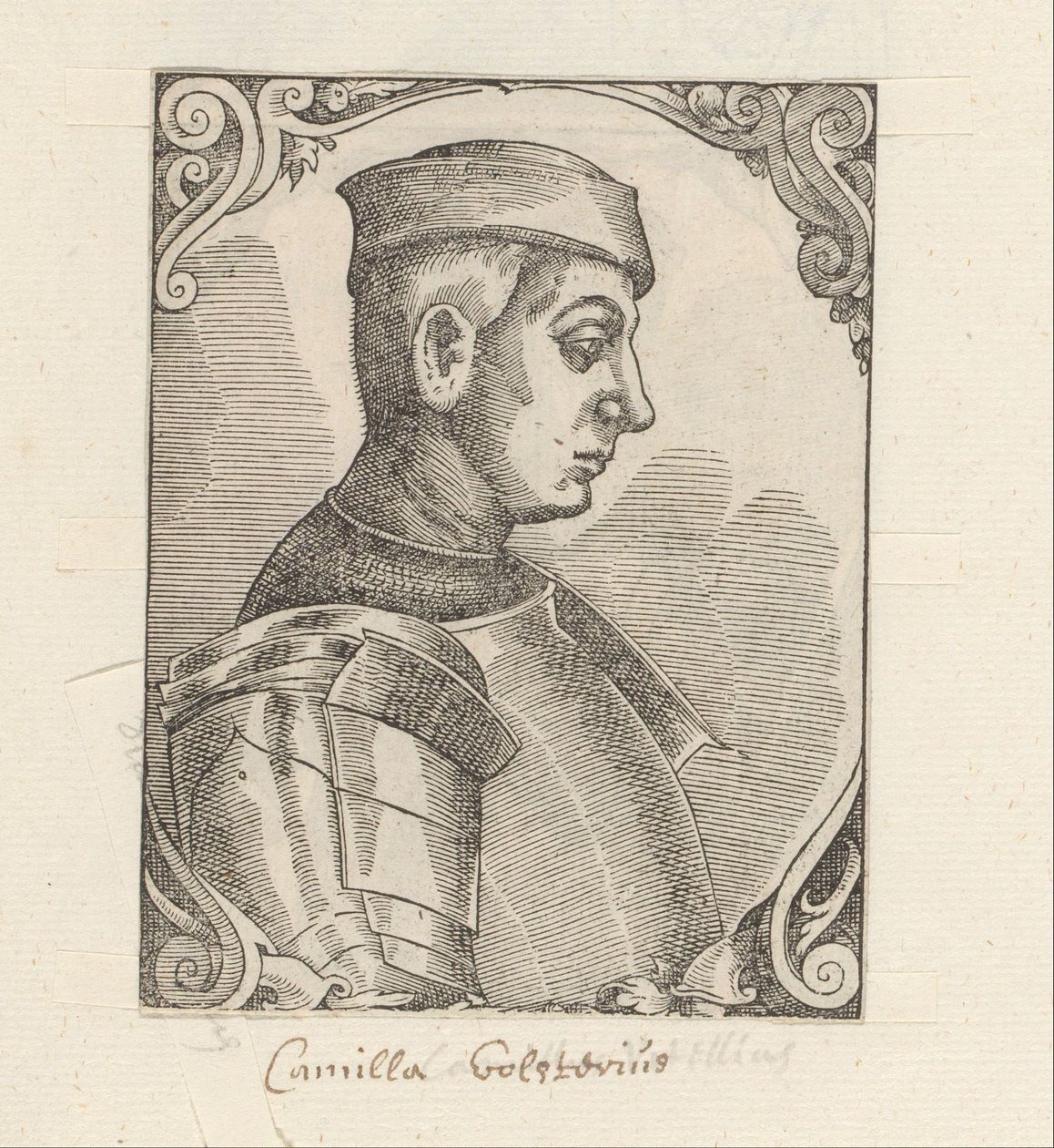 Portrett av Camillus Vitellus av Anonymous