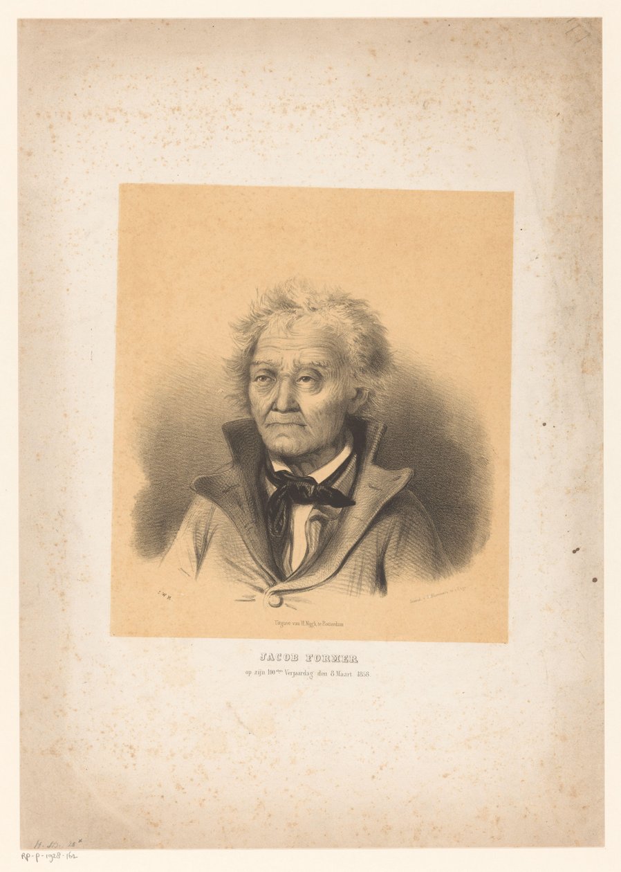 Portrett av Jacob Former av Anonymous