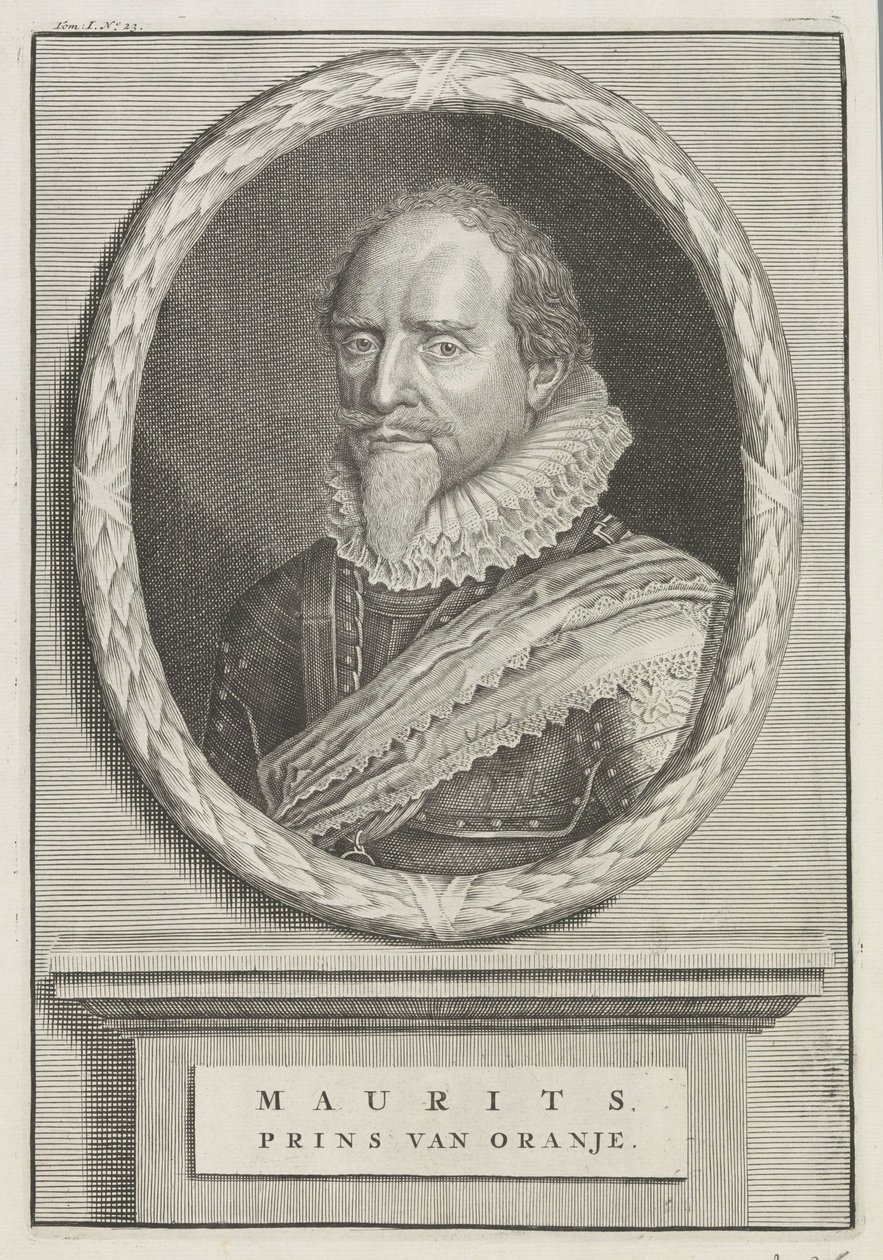 Portrett av Maurits, Prince of Orange av Anonymous
