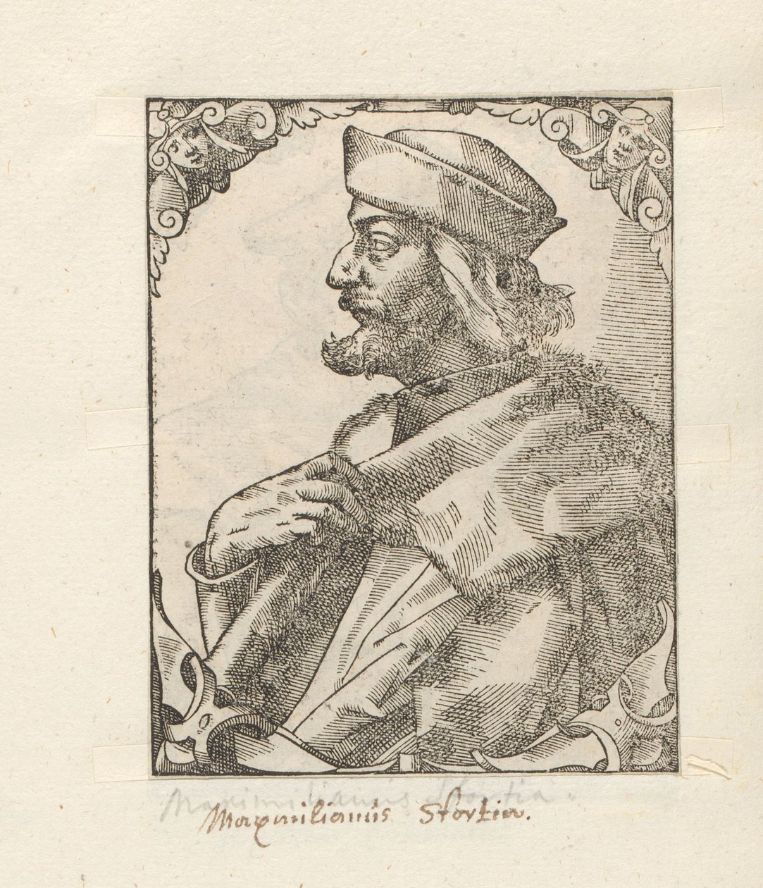 Portrett av Maximilian Sforza av Anonymous