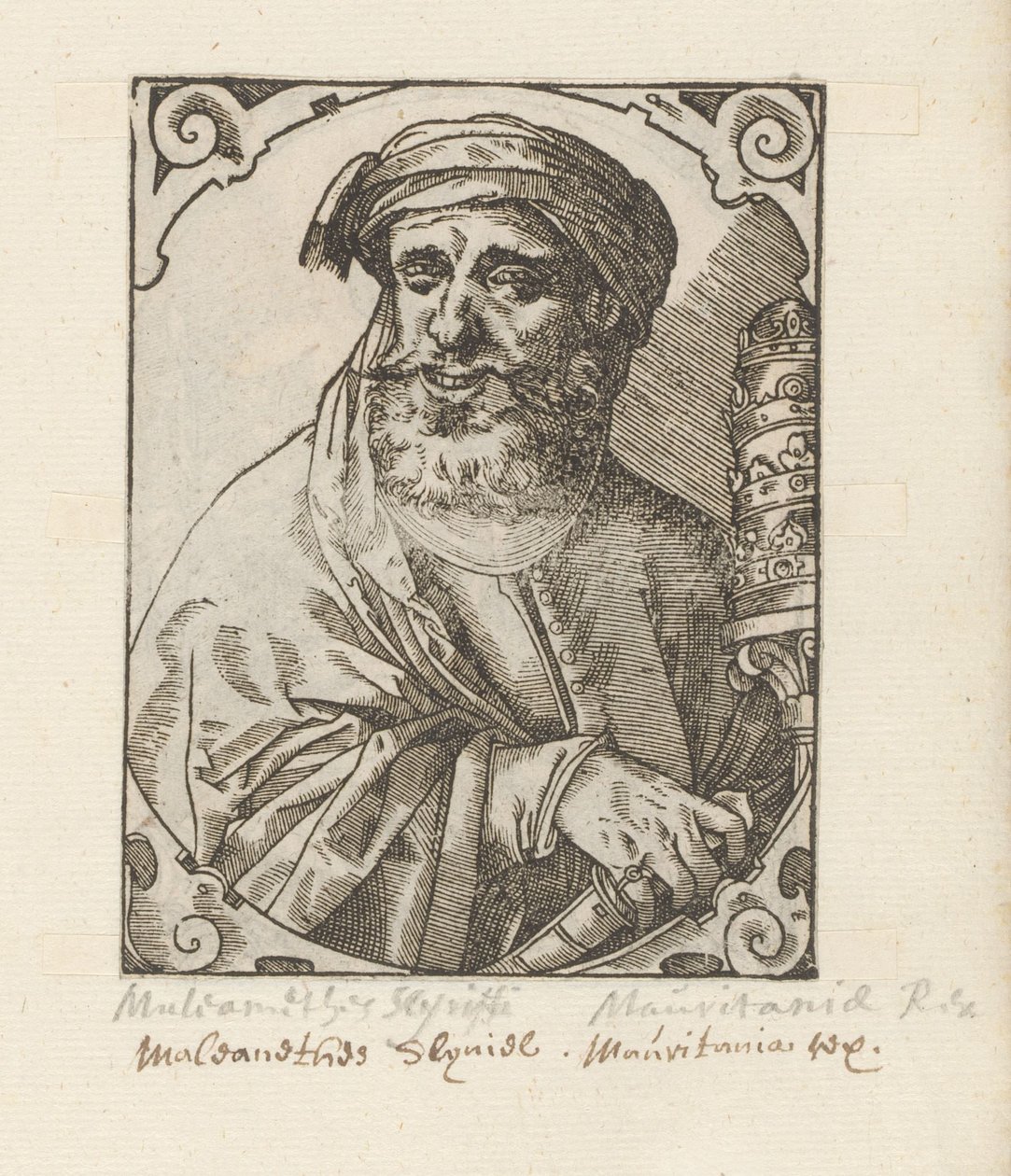 Portrett av Muleamethes Scyriffic av Anonymous