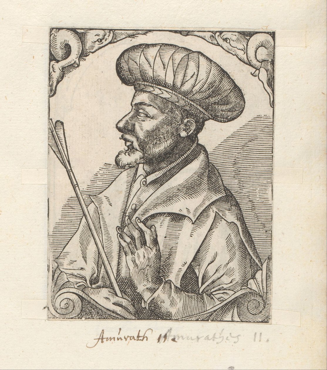 Portrett av Murad II av Anonymous