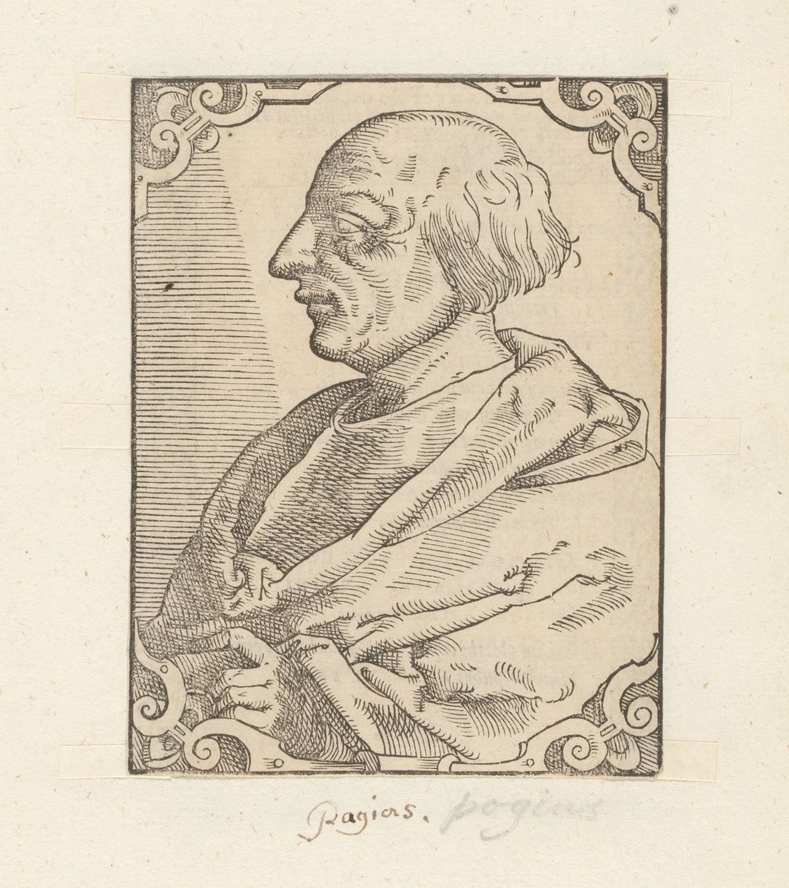 Portrett av Poggio Bracciolini av Anonymous