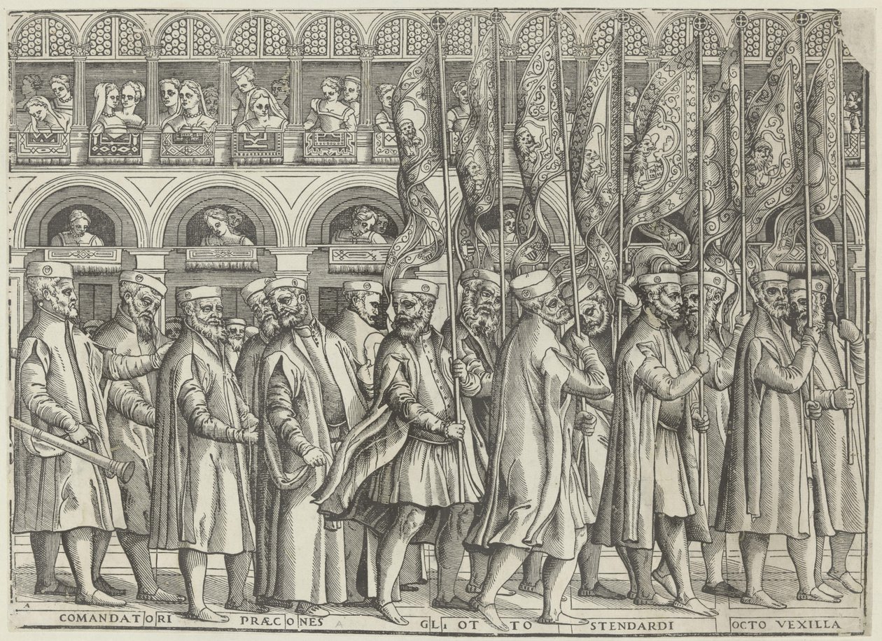 Prosesjon av dogen av Venezia (åttende del) av Anonymous