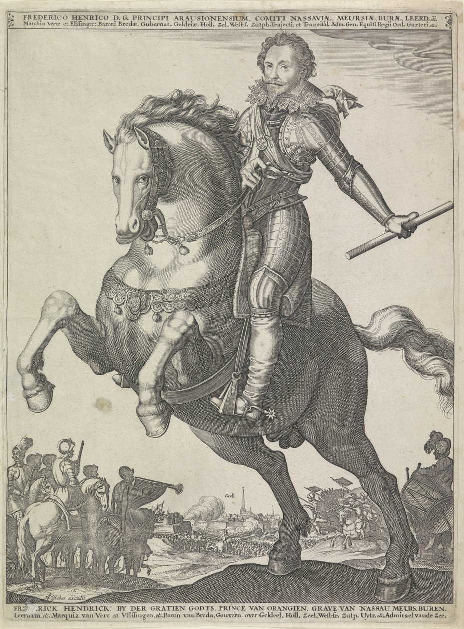 Rytterportrett av Frederik Hendrik, Prince of Orange av Anonymous