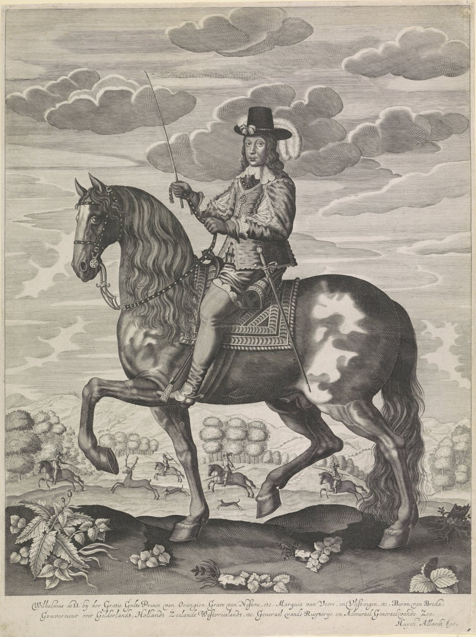 Ridesportrett av William II, Prince of Orange av Anonymous