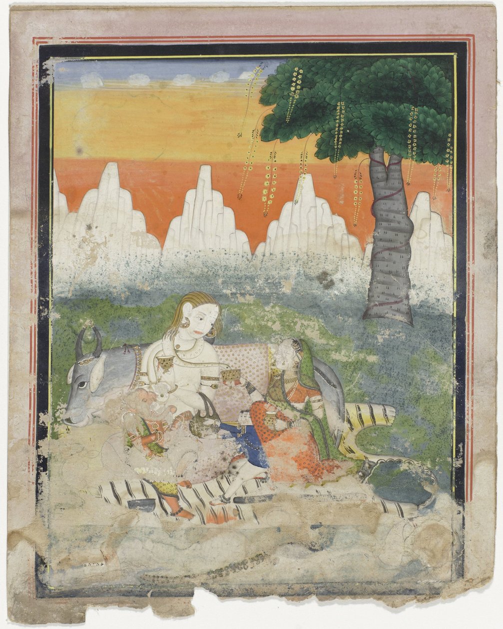 Shiva M Parvati av Anonymous