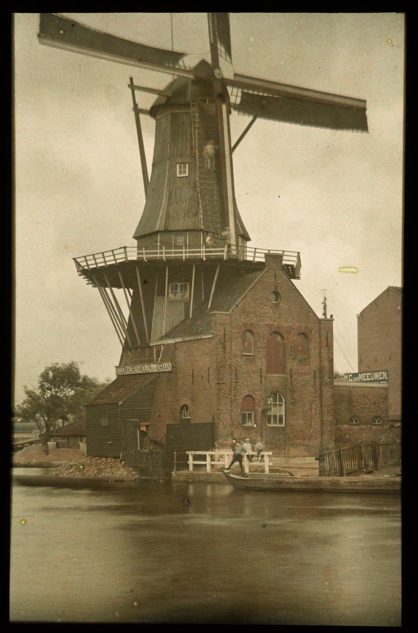 Dampmaismølle De Adriaan på Spaarne, Haarlem av Anonymous