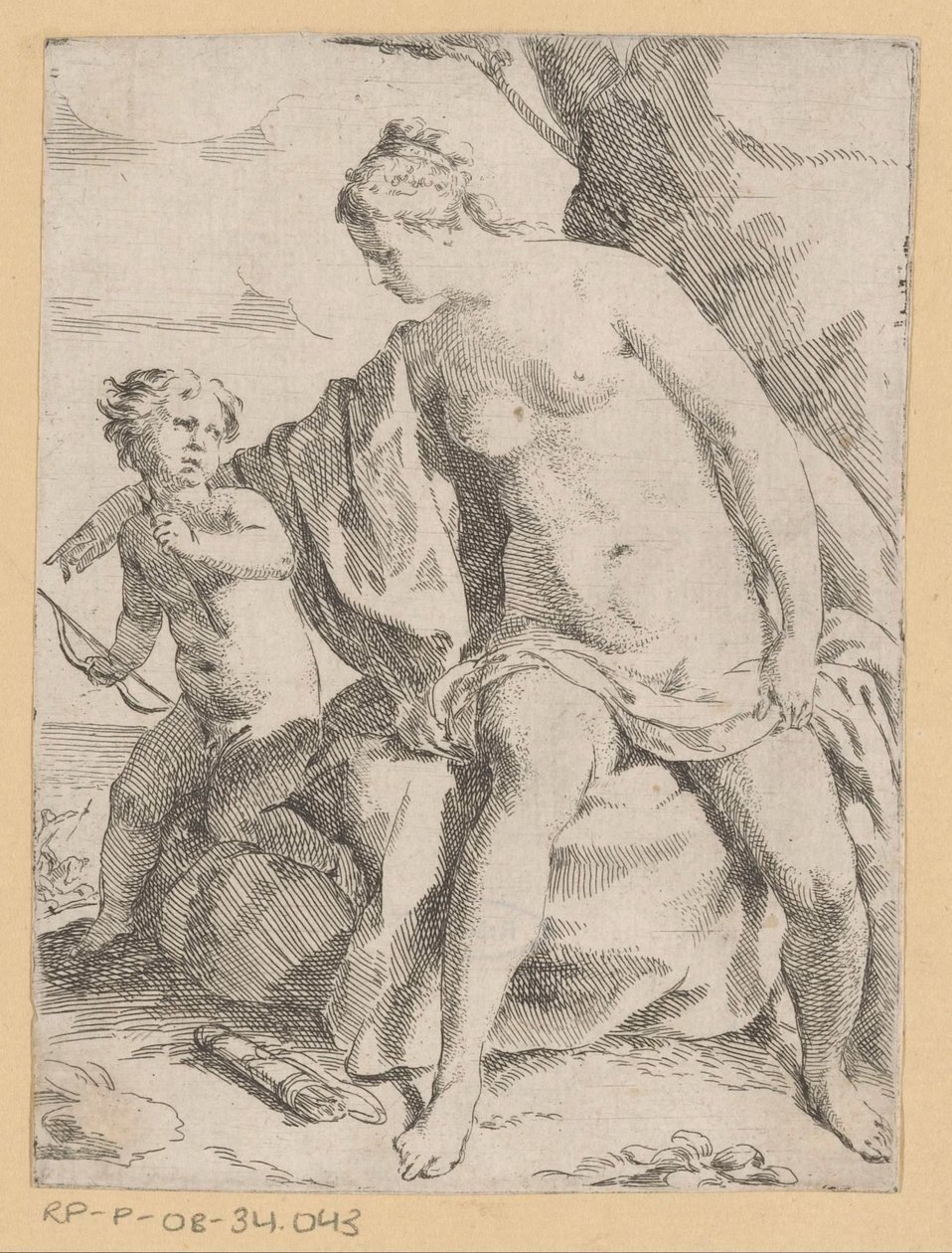 Venus i Amor av Anonymous