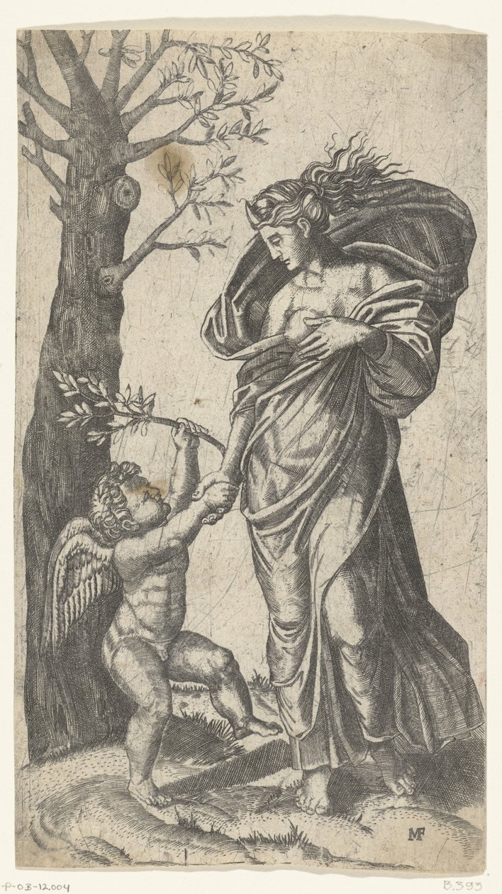 Forsoning av Minerva og Amor Fred av Anonymous