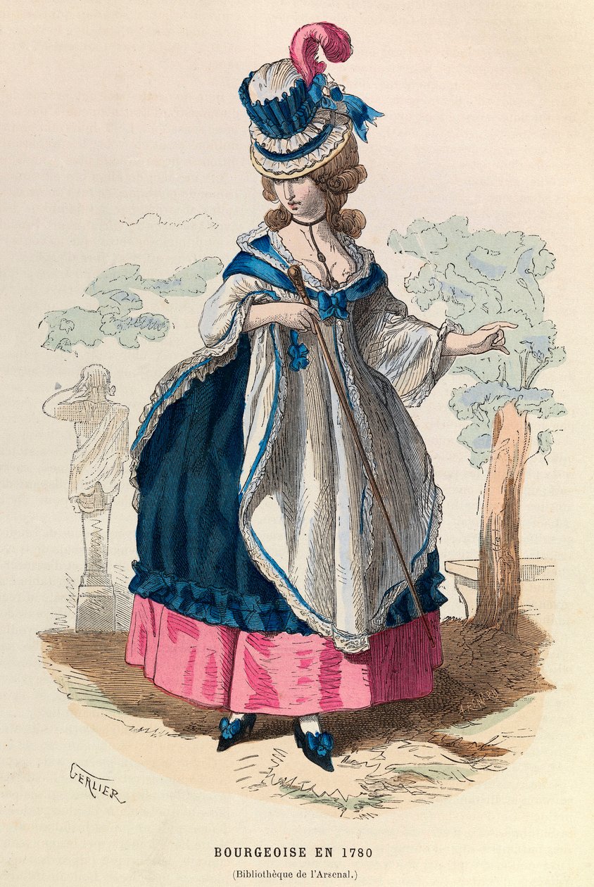 En borgerlig i 1780 - privat samling av Anonymous Anonymous