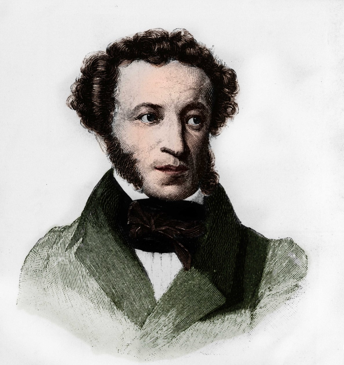 Alexander Sergeyevich Pushkin (1799-1837), russisk forfatter. av Anonymous Anonymous