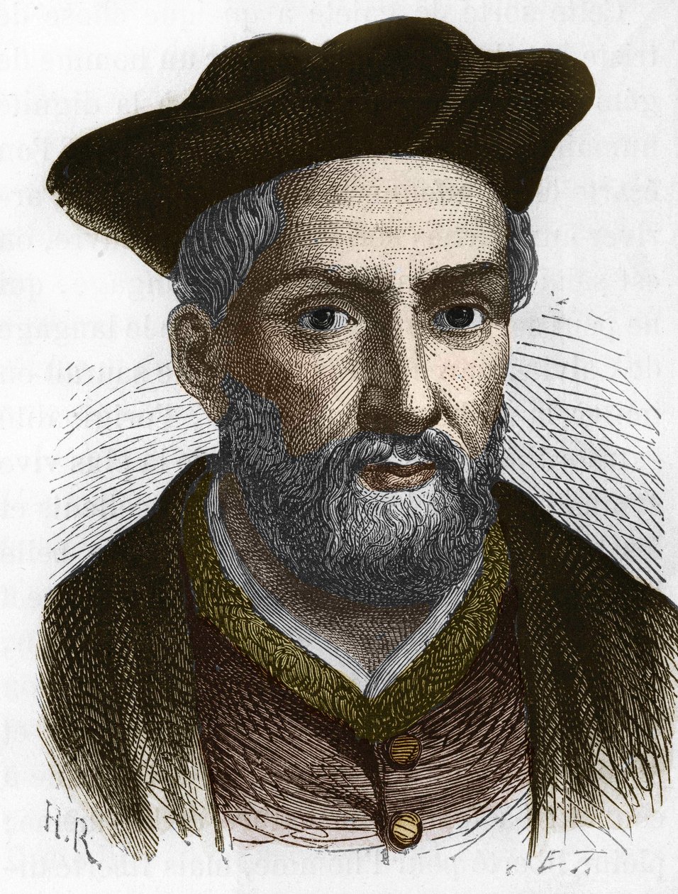François Rabelais (1495 - 1553), fransk forfatter. av Anonymous Anonymous
