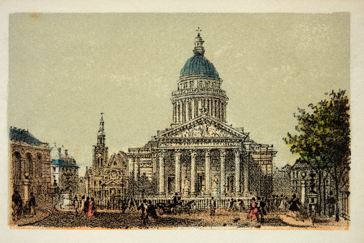 Paris 1874: Le Pantheon, privat samling av Anonymous Anonymous