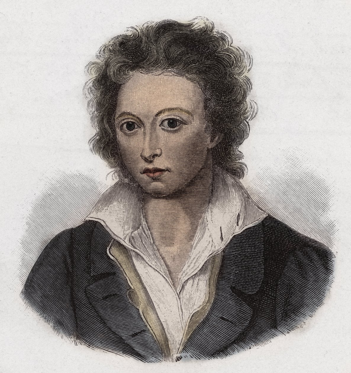 Percy Bysshe Shelley (1792-1822) engelsk poet- av Anonymous Anonymous