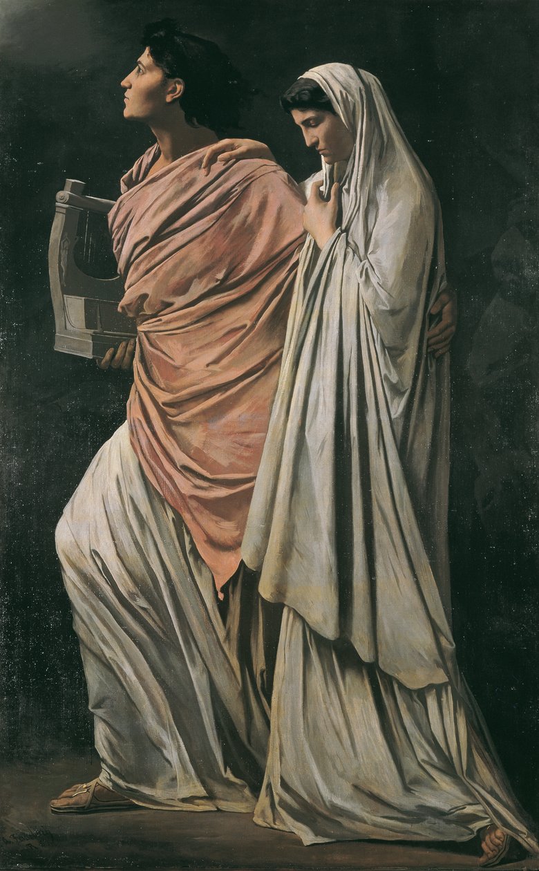 Orfeus og Eurydike av Anselm Feuerbach