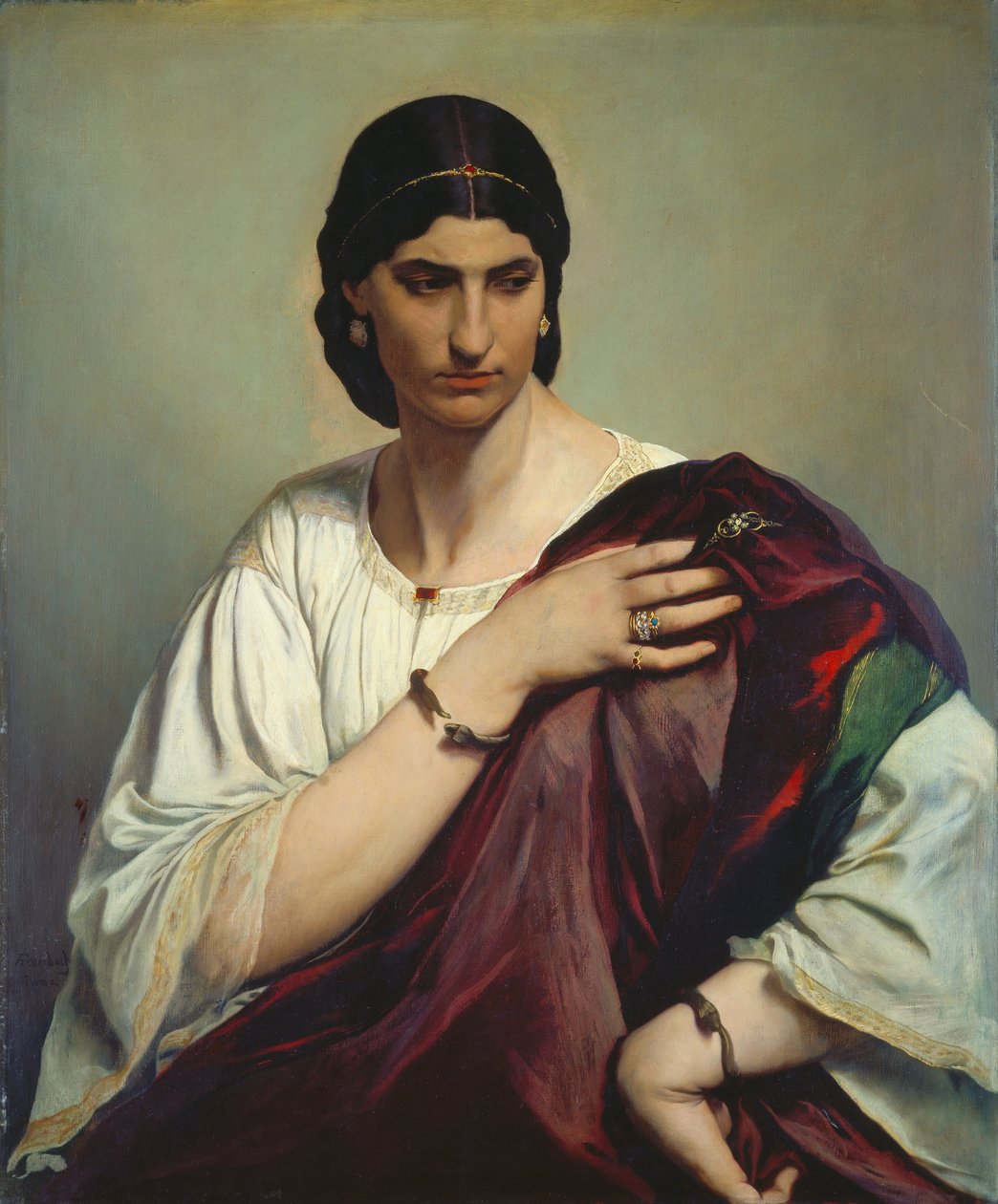 Portrett av en romersk kvinne av Anselm Feuerbach
