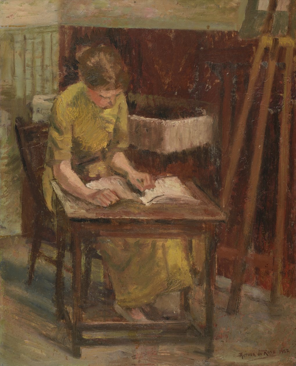 Jente som leser (jeg) av Anthea Durose