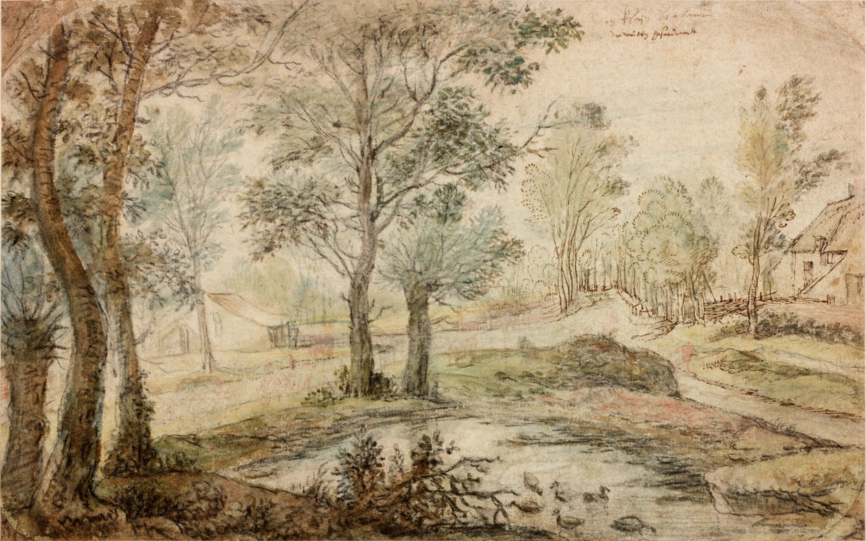 Liggende (blekk) av Anthonie Waterloo