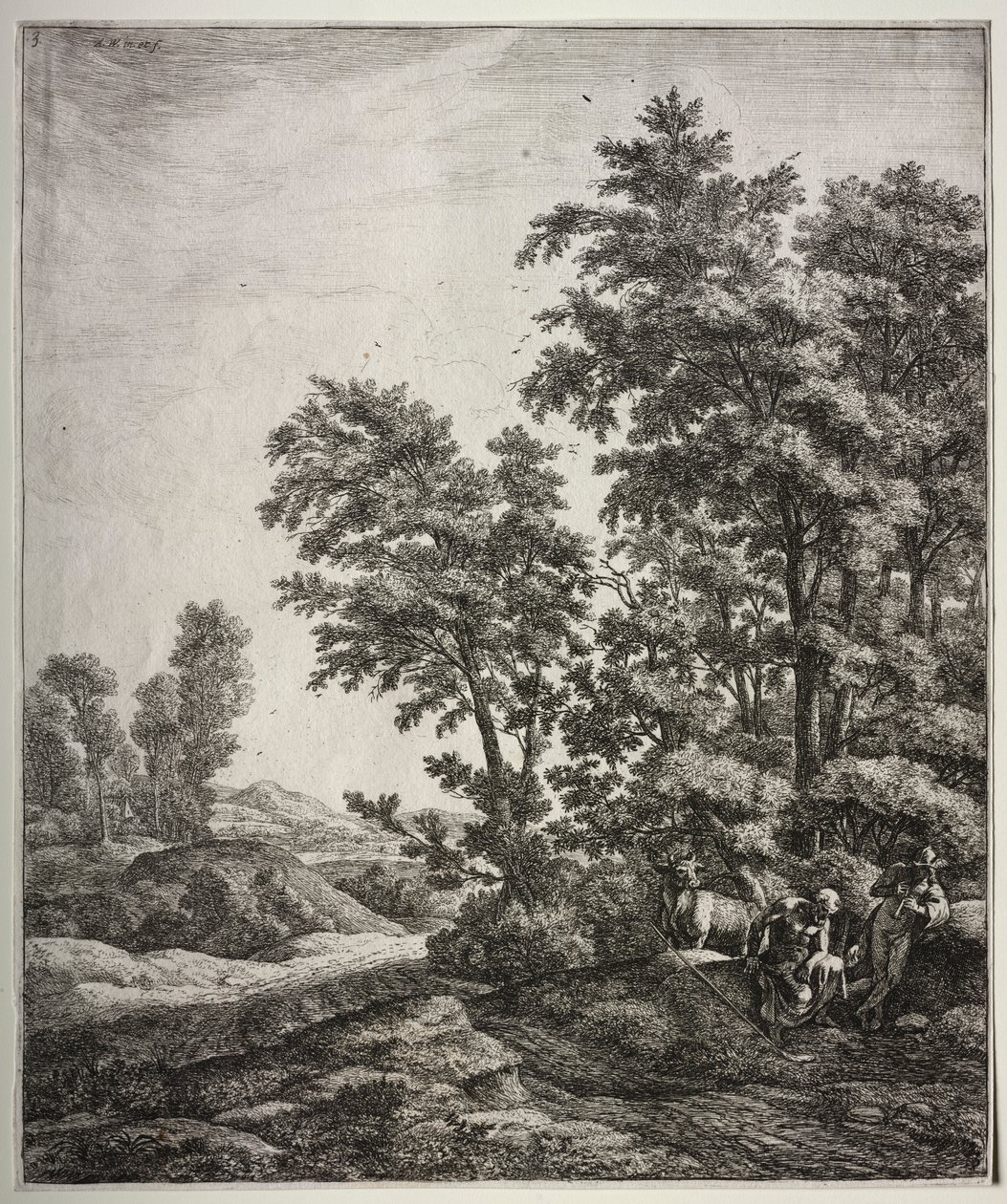 Mercury og Argus. av Anthonie Waterloo