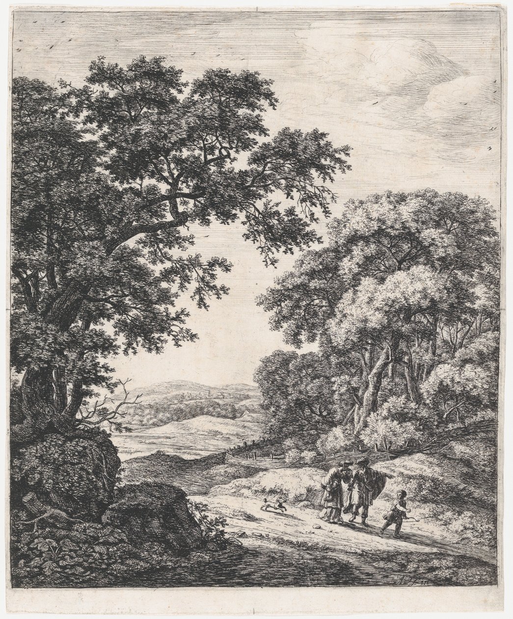 Hagars avgang, 1600-tallet. av Anthonie Waterloo