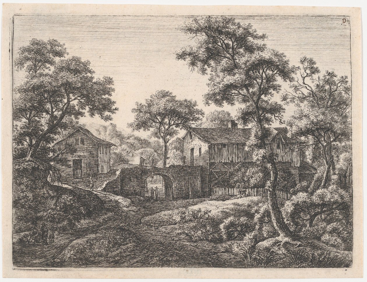 The Gateway, 1600-tallet. av Anthonie Waterloo