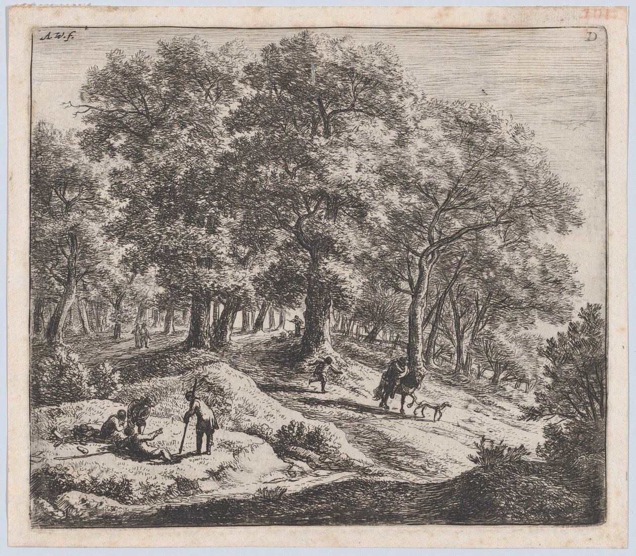Jegerne, 1600-tallet. av Anthonie Waterloo