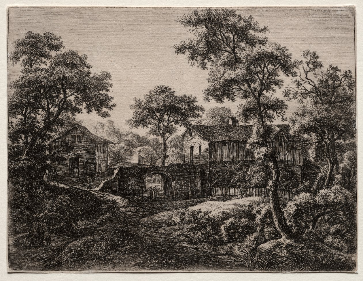 Tolv landskap (H.95-106): The Gateway av Anthonie Waterloo