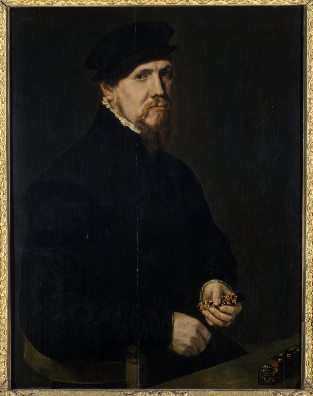 Juveleren, 1549 av Anthonis Mor