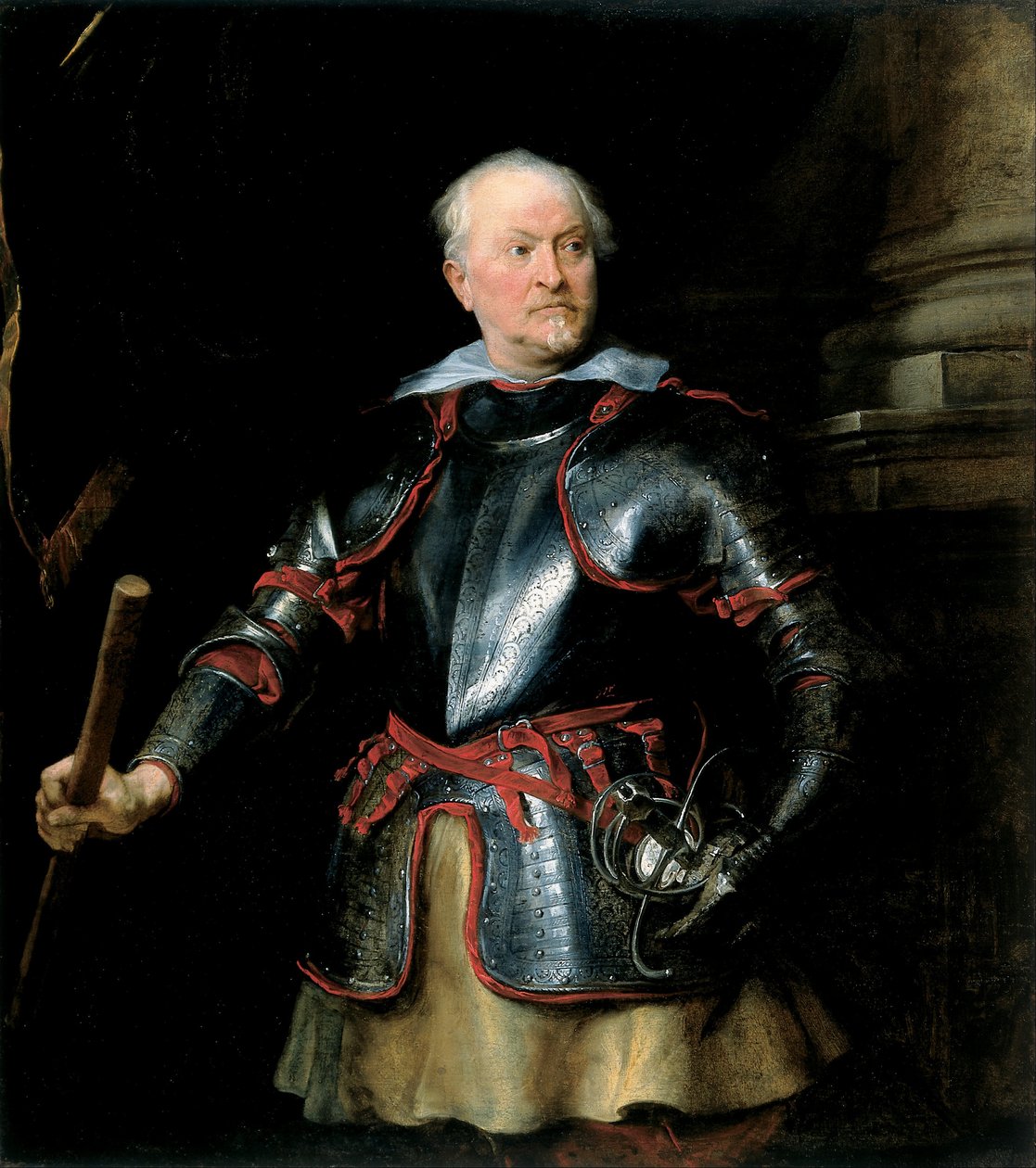 Portrett av en mann i rustning av Anthony van Dyck