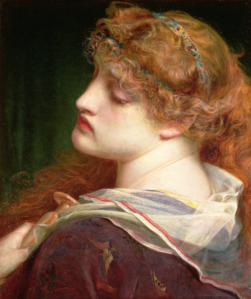 Maria Magdalena, 1862 av Anthony Frederick Augustus Sandys