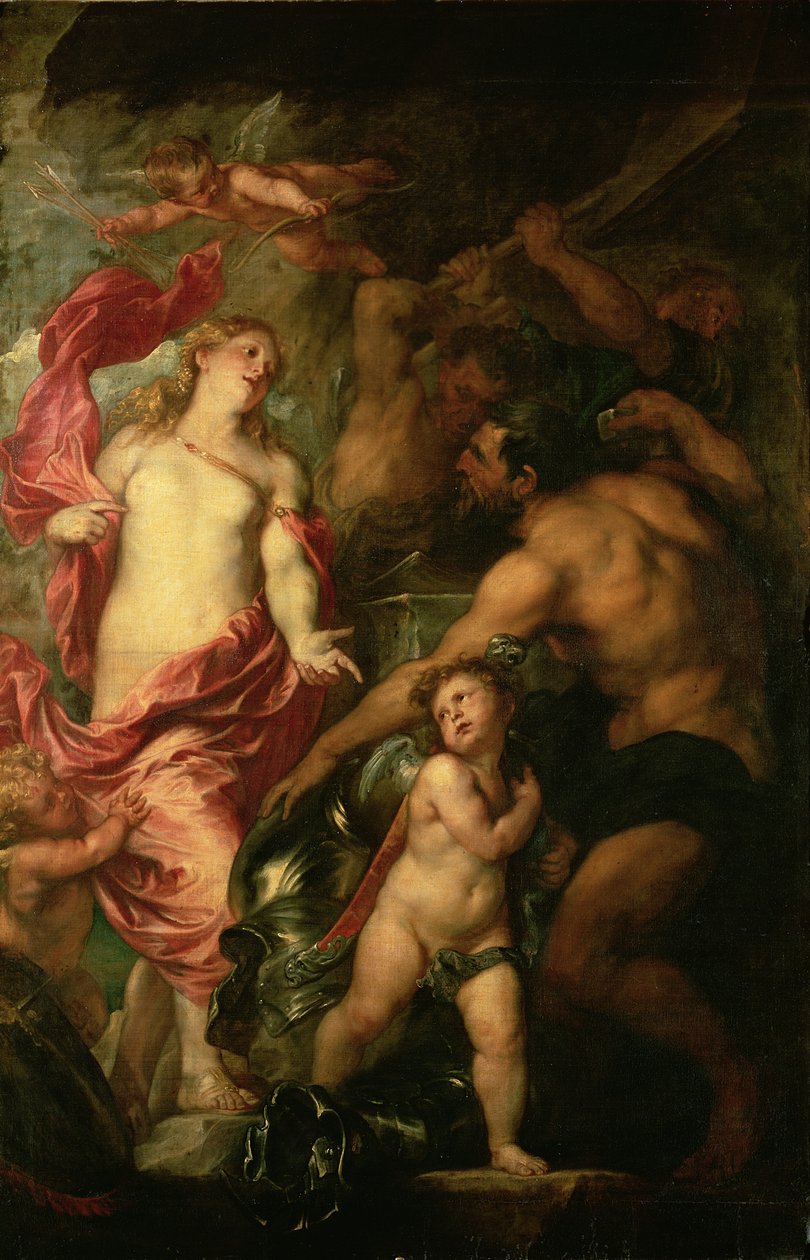 Venus ber Vulcan om rustningen til Aeneas av Anthony van Dyck