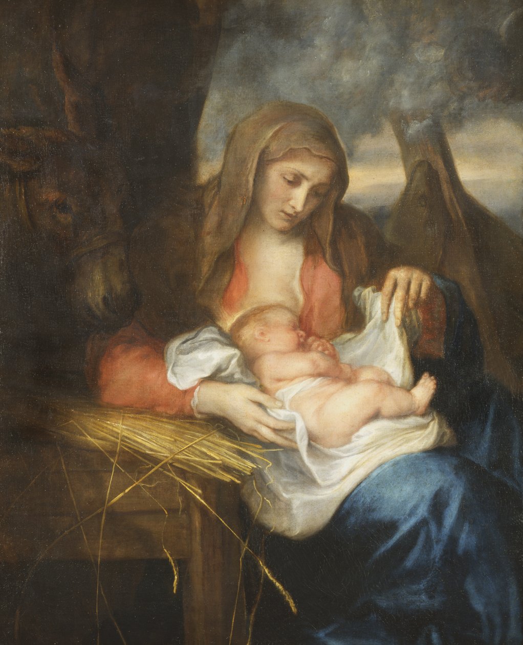 Jomfru og barn av Anthony van Dyck