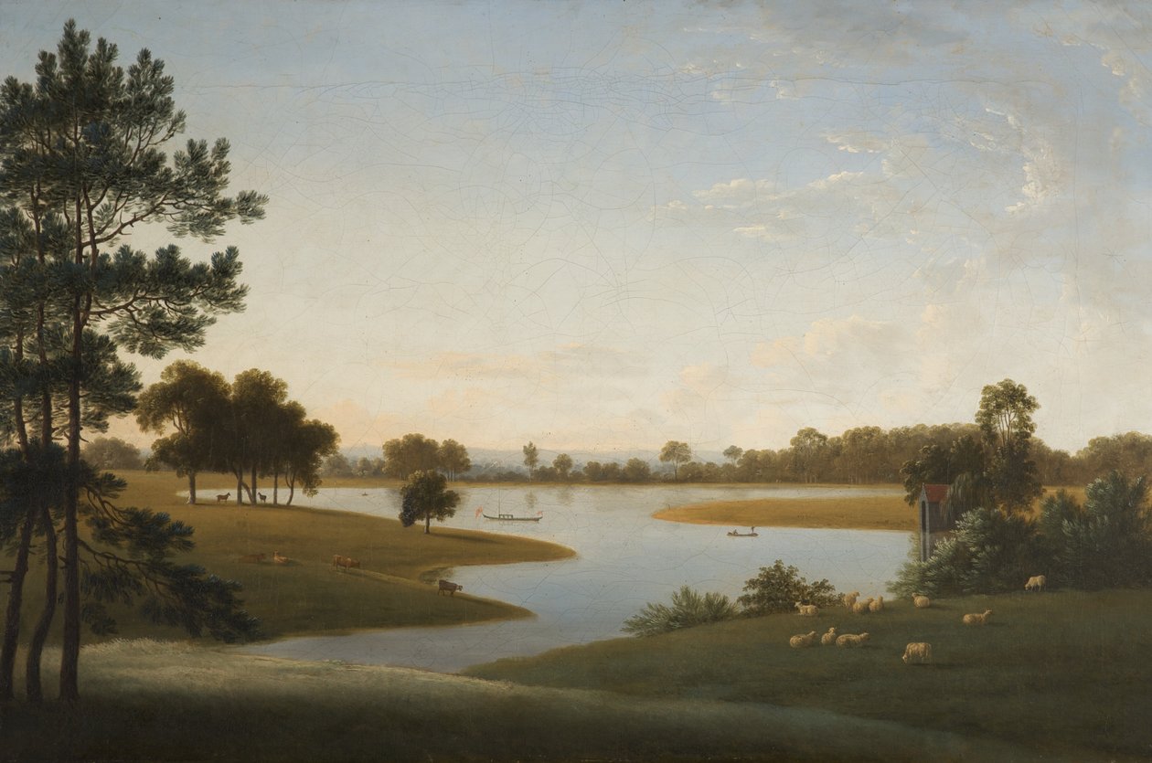 Tabley: The Park and Mere av Anthony Devis