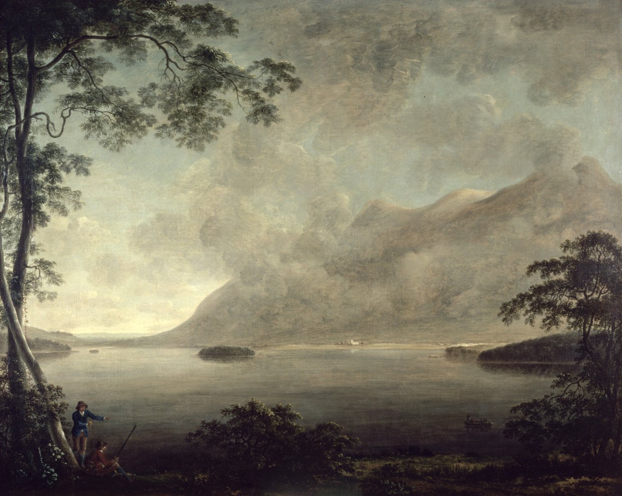 Utsikt over Derwentwater av Anthony Devis
