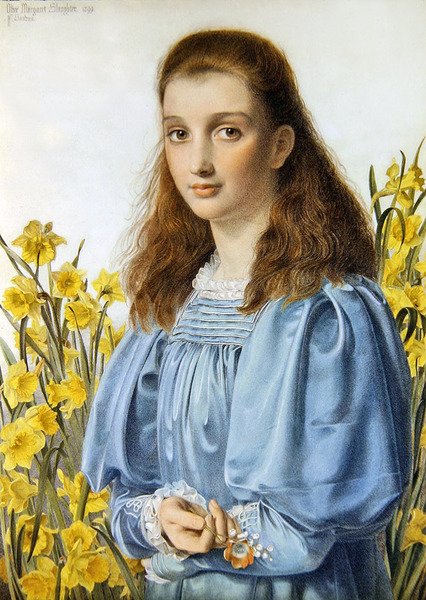Olive Margaret Slaughter av Anthony Frederick Augustus Sandys