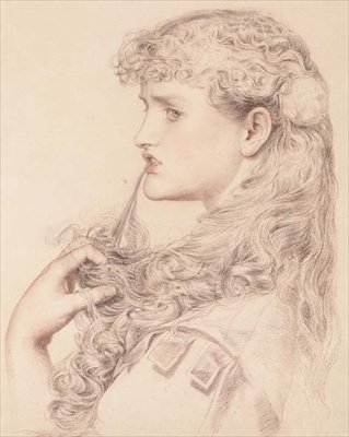 Stolt Maisie (tegning) av Anthony Frederick Augustus Sandys