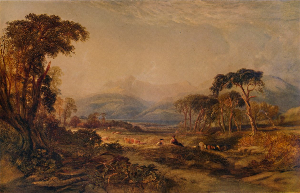 Loch Awe, 1850, 1935 av Anthony Vandyke Copley Fielding