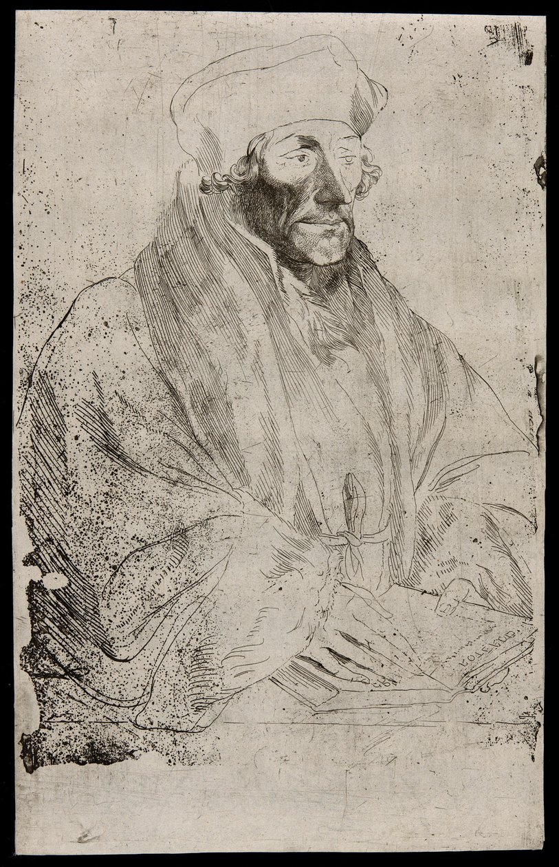 Desiderius Erasmus av Anthony van Dyck