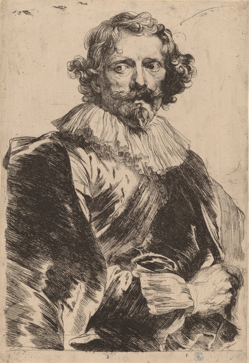 Lucas Vorsterman, sannsynligvis 16261641. av Anthony van Dyck