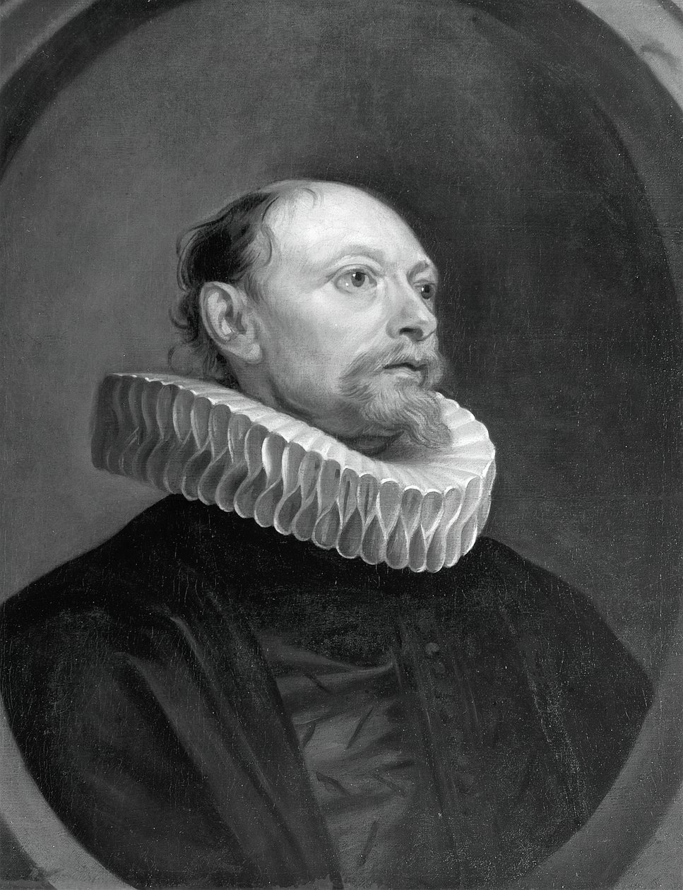 Man with a Ruff, 1600-tallet. av Anthony van Dyck