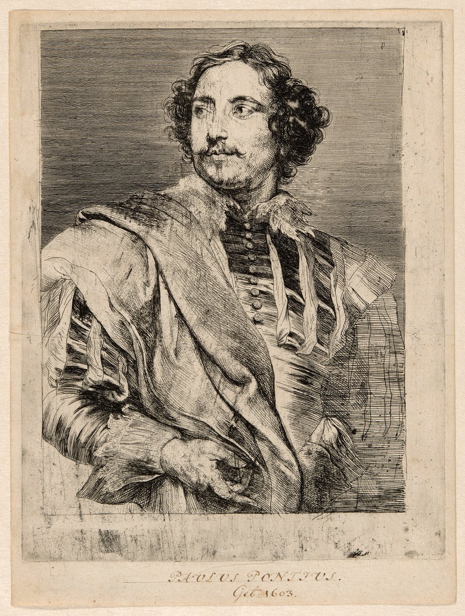 Paulus Pontius av Anthony van Dyck