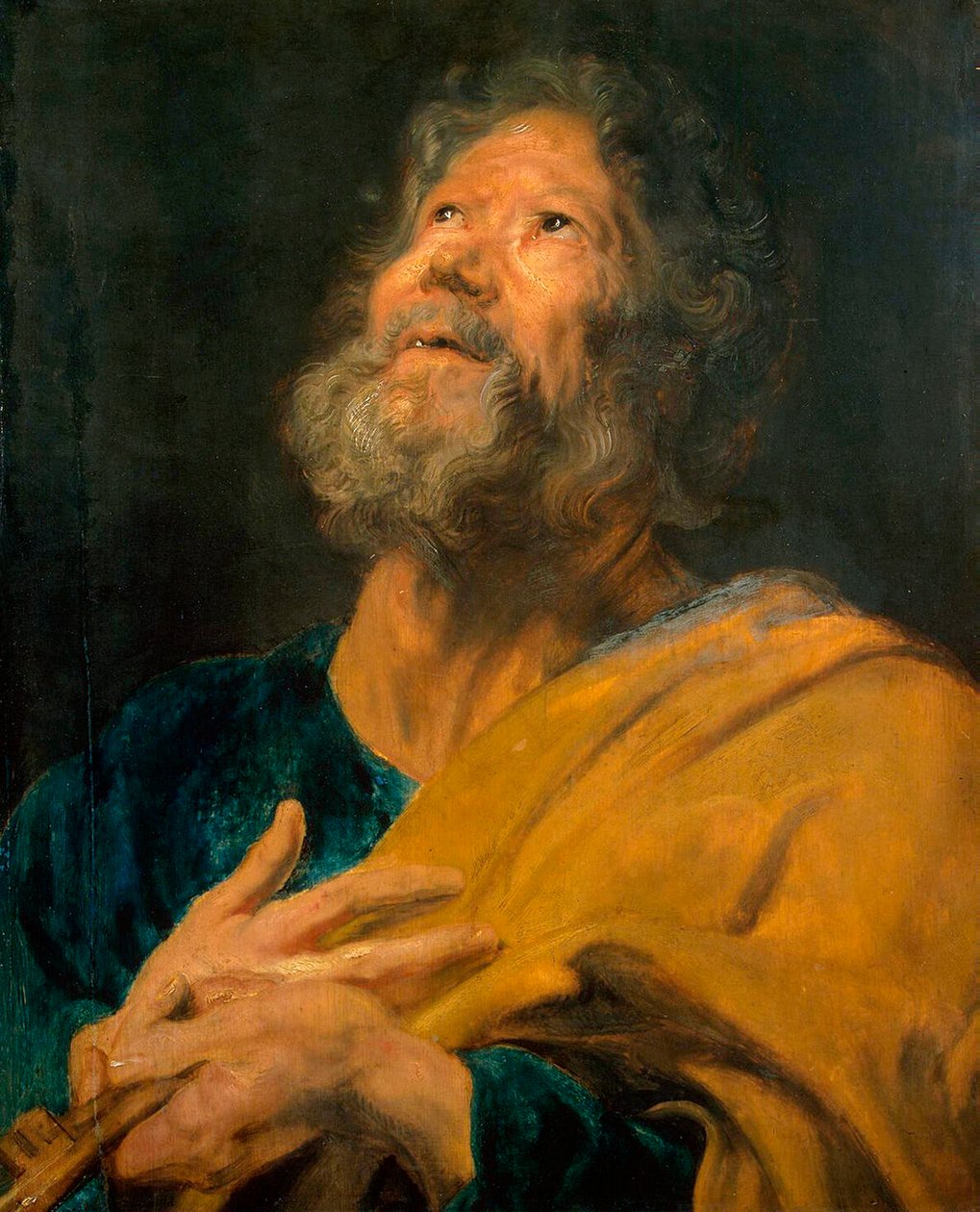 Apostelen Peter, 1617-1618. av Anthony van Dyck